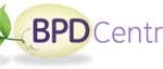BPD Center logo BPD Center logo with purple text and leaf design.
